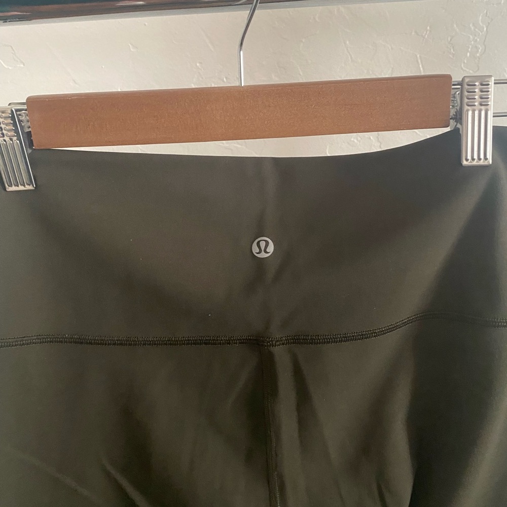 Olive Green Align 28" Lululemon Leggings